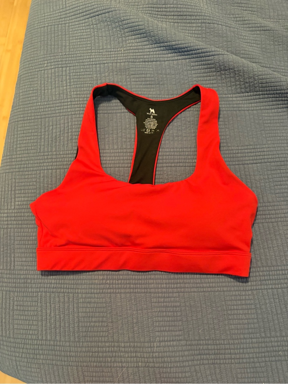Wild South Apparel Stealth Red Racerback High-Support Sports Bra